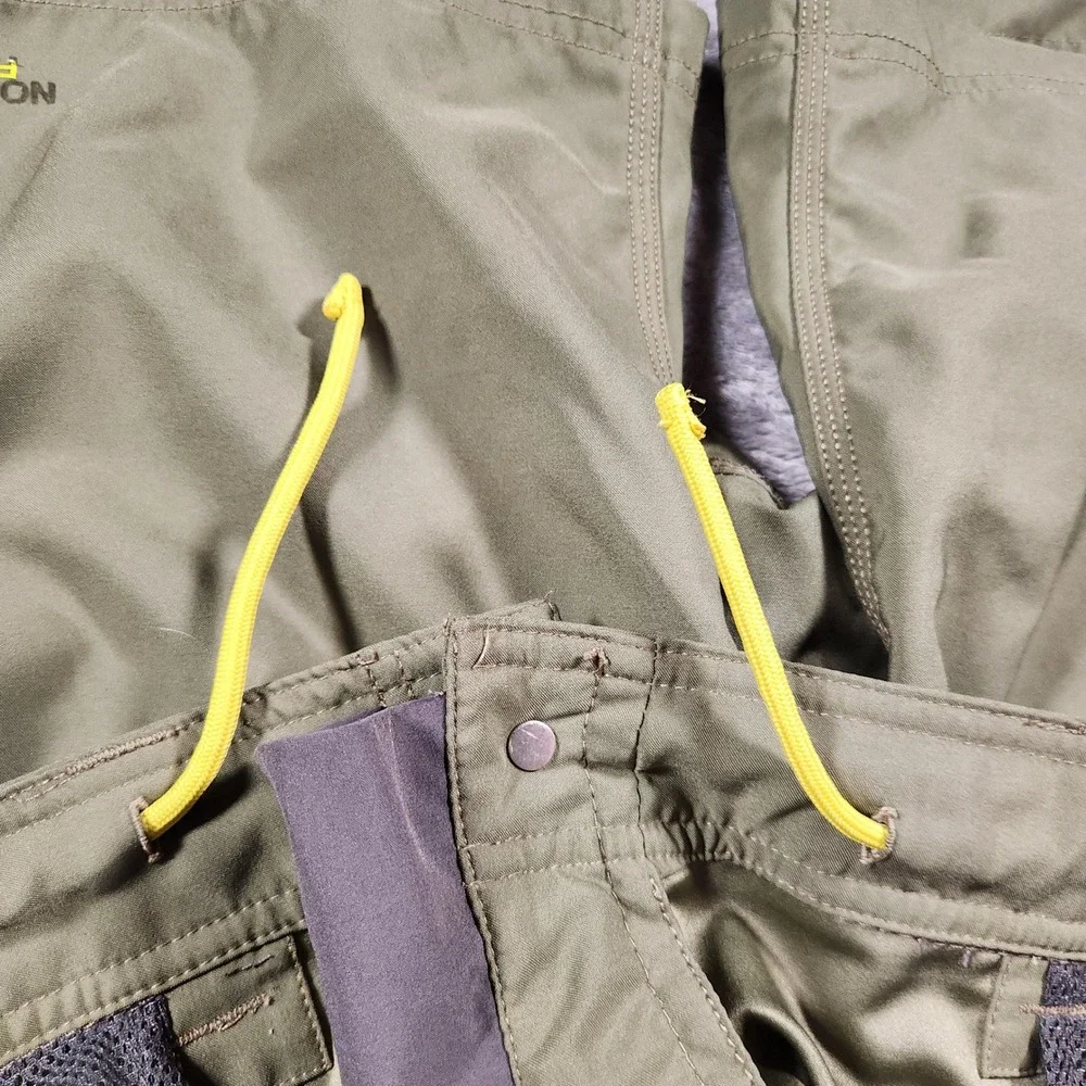 The North Face Hiking Shorts Mens 36 Green Excellent Cargo Outdoor Stretch